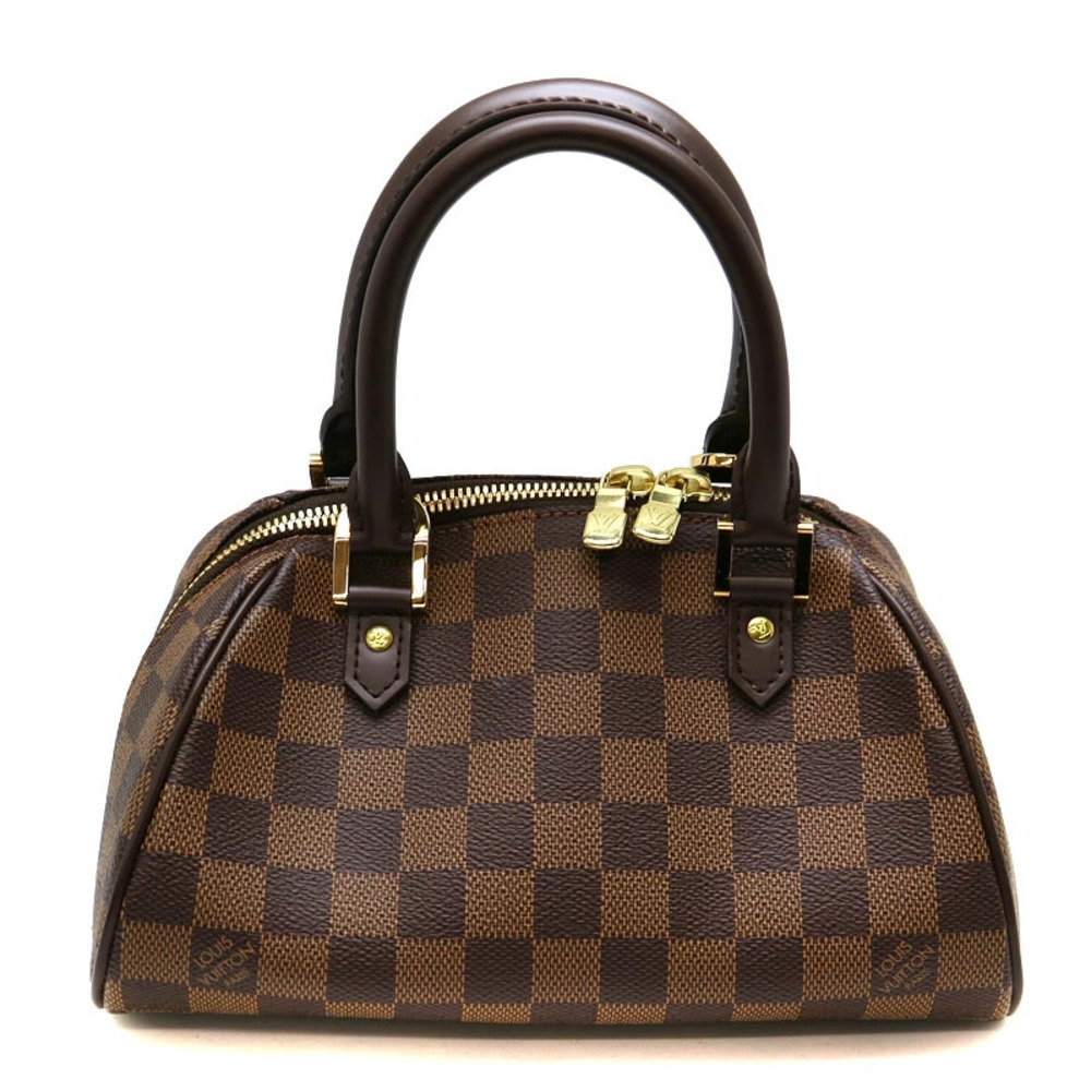 LOUIS VUITTON Rivera Damier Handbag Brown LV